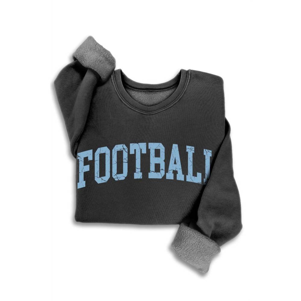 NEW HRT & LUV women's football soft and comfy sweatshirts in black